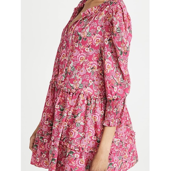 SOLD - MISA Maya Dress in Falaise Floral (Pink) - Picture 4 of 12